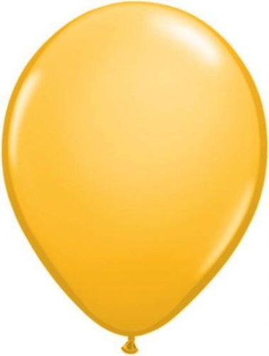 Qualatex 43559 Latex-Luftballons, rund, Golden Rod, 12,7 cm von Folat
