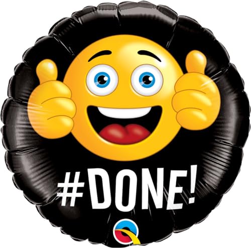 Qualatex 47485 rund Hashtag fertig Folienballon, 18 von Qualatex