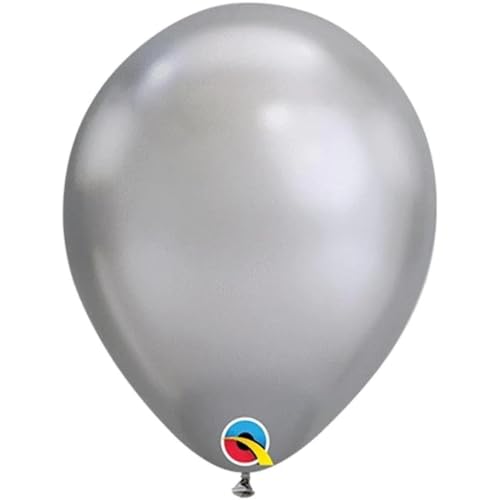 Zilverkleurig Luftballons, Silber, Chrom, 58270Q, von Folat