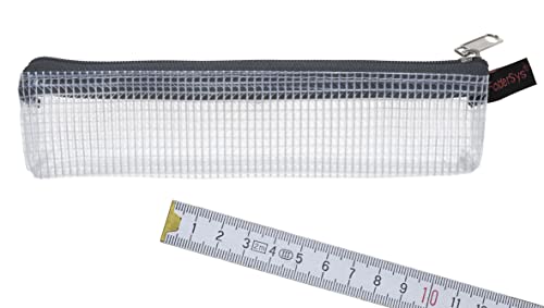 1x FolderSys Mini - Reißverschluss-Beutel, Reißverschlusstasche, 170 x 40 mm, PVC faserverstarkt, 40471-37 von FolderSy