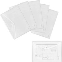 10 FolderSys Dokumententaschen DIN A4 transparent glatt 0,20 mm von FolderSys
