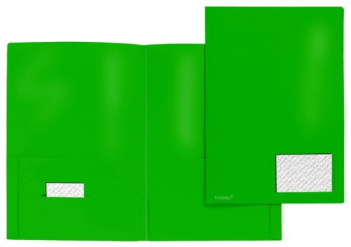 Broschüren-Mappe, Standard, grün, 10 k Stück von FolderSys