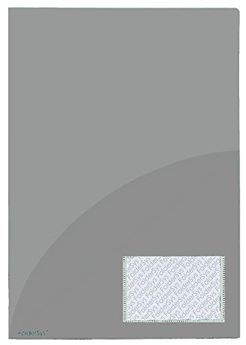 Broschüren-Mappe PP A4, Transparent, runde Taschen, rauch Broschüren-Mappe PP A4, Transparent, runde Taschen, rauch von FolderSys