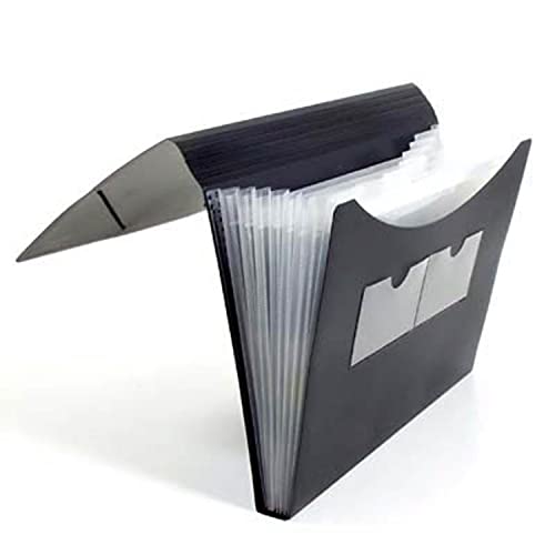 Fächer-Sammelmappe A4, mit 7 Reiter, 235x334x28mm, schwarz Fächer-Sammelmappe A4, mit 7 Reiter, 235x334x28mm, schwarz von FolderSys