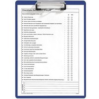 FolderSys Klemmbrett 80001-40 DIN A4 blau Kunststoff, 1 St. von FolderSys