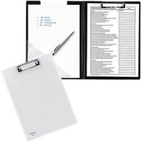 FolderSys Klemmbrettmappe 80004-04 DIN A4 transparent Kunststoff, 1 St. von FolderSys