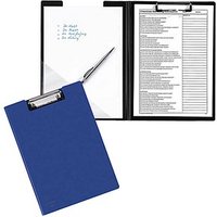 FolderSys Klemmbrettmappe 80003-40 DIN A4 blau Kunststoff, 1 St. von FolderSys