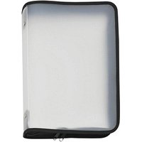 FolderSys Reißverschlussbeutel A4 transparent/schwarz 0,5 mm FolderSys Reißverschlussbeutel A4 transparent/schwarz 0,5 mm von FolderSys
