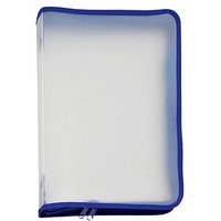 FolderSys Reißverschlussbeutel transparent/blau 0,5 mm, 1 St. von FolderSys