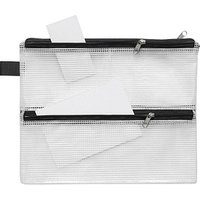 FolderSys Reißverschlussbeutel transparent/schwarz 0,15 mm, 1 St. von FolderSys