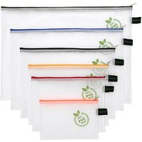 FolderSys Reißverschlussbeutel transparent/farbsortiert 0,20 mm, 1 Set FolderSys Reißverschlussbeutel transparent/farbsortiert 0,20 mm, 1 Set von FolderSys