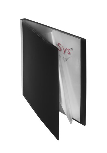 FolderSys Sichtbuch DIN A4, incl. 10 Hüllen, schwarz, VE 1 St., 25001-30 von FolderSys