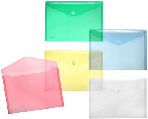 Foldersys Dokumentenmappe A4 quer PP Klettverschluss klar farbig sortiert VE=10 Stück Foldersys Dokumentenmappe A4 quer PP Klettverschluss klar farbig sortiert VE=10 Stück von FolderSys