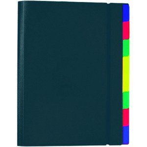 Foldersys Ordnungsmappe A4 PP 8 Fächer schwarz Foldersys Ordnungsmappe A4 PP 8 Fächer schwarz von FolderSys