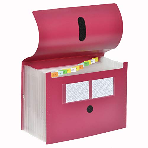 Registermappe zum Ausziehen, PP, 12 Stück, Bordeaux, 1 Paar pro Tasche Registermappe zum Ausziehen, PP, 12 Stück, Bordeaux, 1 Paar pro Tasche von FolderSys