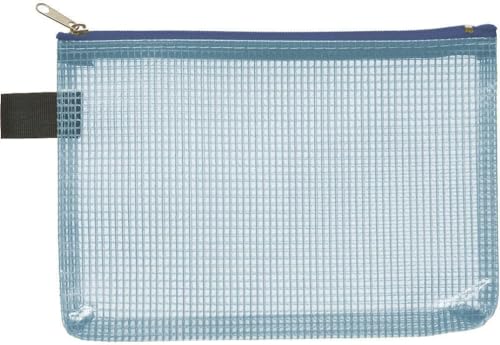 Reißverschlusstasche, A6, Blau Reißverschlusstasche, A6, Blau von FolderSys