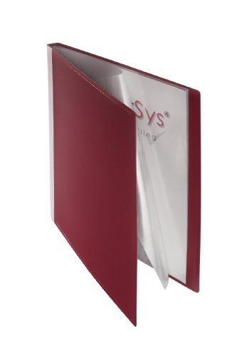 Sichtbuch Pp A4, 10 Hüllen, Bordeauxrot, 1 Stück Sichtbuch Pp A4, 10 Hüllen, Bordeauxrot, 1 Stück von FolderSys