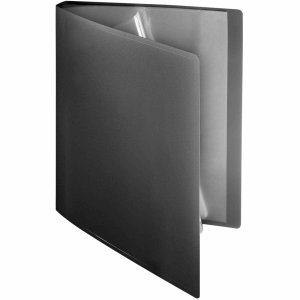 Sichtbuch flexibel, 30 Hüllen, A4, PP schwarz, 1 Stück von FolderSys