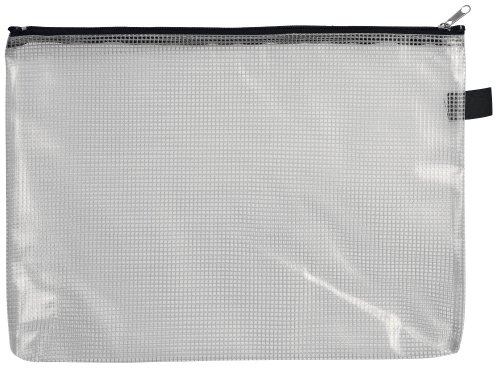Tasche mit Reißverschluss, 29 cm x 24 cm, Schwarz von FolderSys