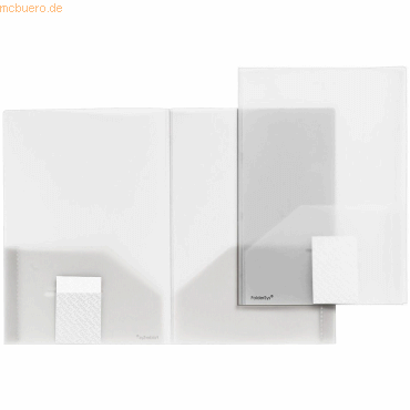 10 x Foldersys Angebotsmappe A4 PP mit Innentaschen transluzent farblo von Foldersys