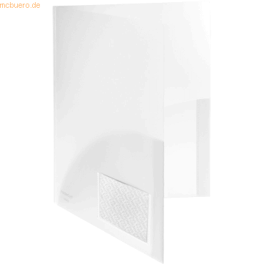 10 x FolderSys Broschürenmappe 10009-04 DIN A4 PP Klarsichttasche tran von FolderSys