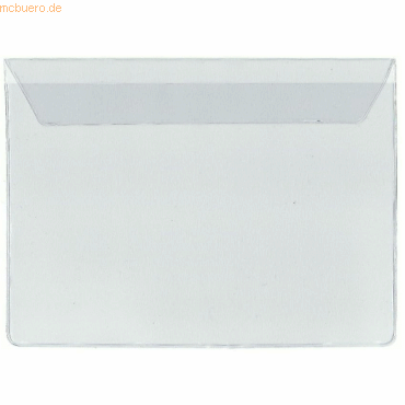 10 x Foldersys Plakattasche A4 quer PVC selbstklebend transparent von Foldersys