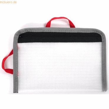 Foldersys Reißverschlusstasche Bungee-Bag A6 PVC-frei transparent Foldersys Reißverschlusstasche Bungee-Bag A6 PVC-frei transparent von Foldersys