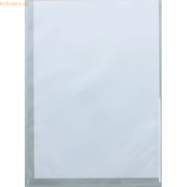 Foldersys Index-Hülle A4 PP mit Indexstreifen VE=100 Stück weiß von Foldersys