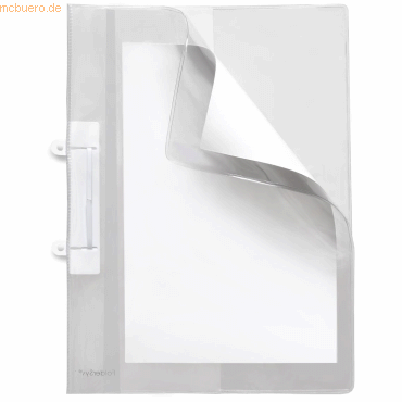 10 x Foldersys Präsentationshefter A4 PP abheftbar glasklar von Foldersys