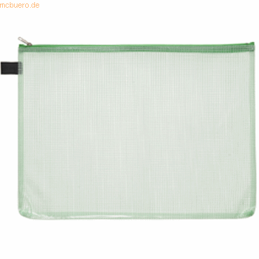 Foldersys Reißverschlusstasche A4 PVC grün von Foldersys