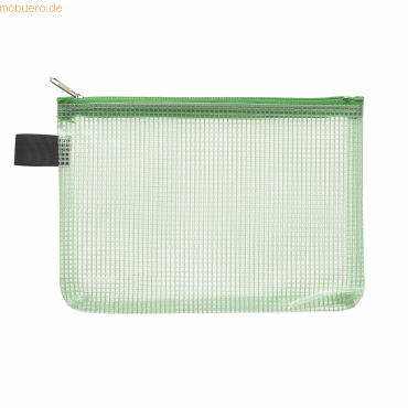 Foldersys Reißverschlusstasche A6 PVC grün von Foldersys