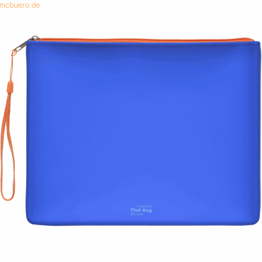 Foldersys Reißverschlusstasche Phat Bag A5 Silikon blau von Foldersys