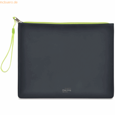 Foldersys Reißverschlusstasche Phat Bag A5 Silikon grau von Foldersys
