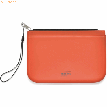 Foldersys Reißverschlusstasche Phat Bag A6 Silikon rot von Foldersys