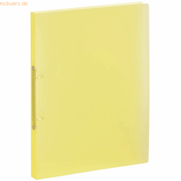 Foldersys Ringbuch A4 2-Ringe 16mm PP gelb transluzent von Foldersys