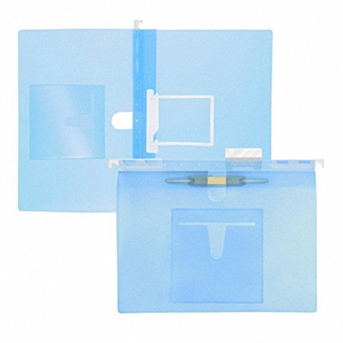 PP-Hängehefter A4, U-Clip + Doppelheftzunge, blau transluzent PP-Hängehefter A4, U-Clip + Doppelheftzunge, blau transluzent von Foldersys