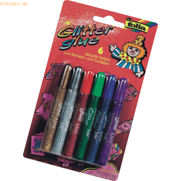 Folex Klebestift Glitter Glue 9,5ml VE=6 Stück Folex Klebestift Glitter Glue 9,5ml VE=6 Stück von Folex