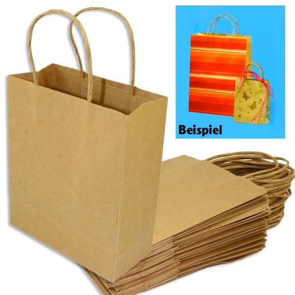 Geschenktaschen aus Papier, 20 Stück, 24 × 31 cm, nachhaltige Geschenkverpackung Geschenktaschen aus Papier, 20 Stück, 24 × 31 cm, nachhaltige Geschenkverpackung von Folia Bringmann