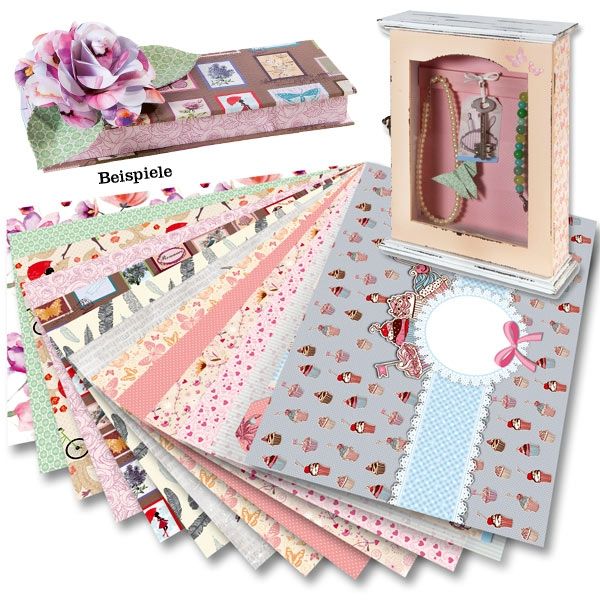 Motivblock HARMONIE 24x34cm, 26 Blatt sortiert, zum Basteln und Gestalten Motivblock HARMONIE 24x34cm, 26 Blatt sortiert, zum Basteln und Gestalten von Folia Bringmann