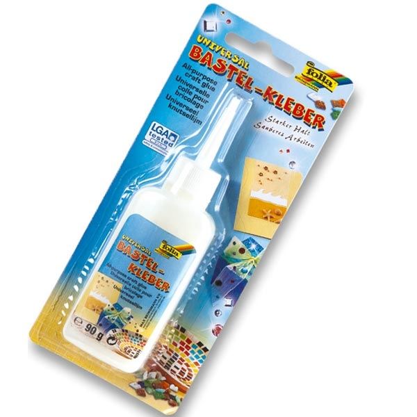 Universal Bastelkleber, 80ml, transparent, zum Kleben von zahlreichen Materialien