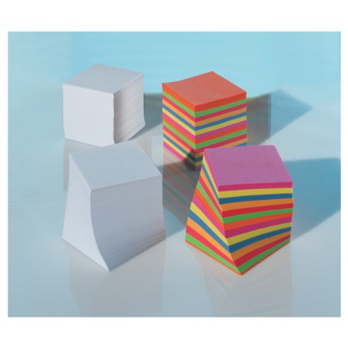Folia Ersatzpapier für Zettelbox/9910-E-0 90x90x90 mm bunt von folia