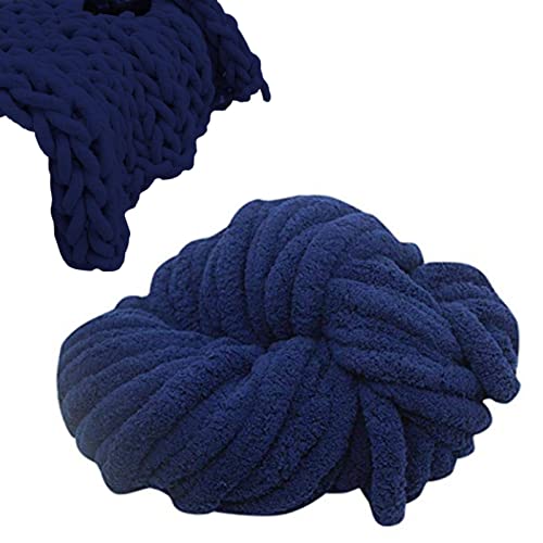 Chunky Wolle Garn DIY Handstricken Roving - Soft Bulky Arm Stricken Dicke Wolle zum Häkeln | Strickdecke Decke Garn für Riese Klobig Stricken Werfen Sofa Decke von Foliner