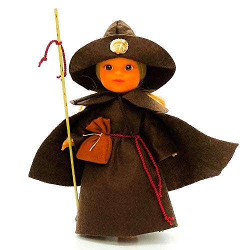 Folk Artesanía Kollektion Puppe 25 cm Pilgerfrau Peregrino Galicien Camino de Santiago Regionalkleid Hergestellt in Spanien España. Folk Artesanía Kollektion Puppe 25 cm Pilgerfrau Peregrino Galicien Camino de Santiago Regionalkleid Hergestellt in Spanien España. von Folk Artesanía