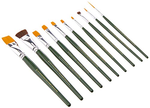 Plaid Folkart-Pinsel-Set, synthetisch, Mehrfarbig, mittel von FolkArt