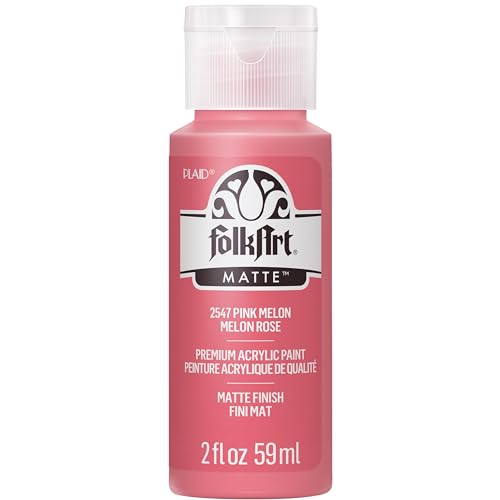 FolkArt Acrylfarbe (57 ml), 2547, rosa Melone von FolkArt