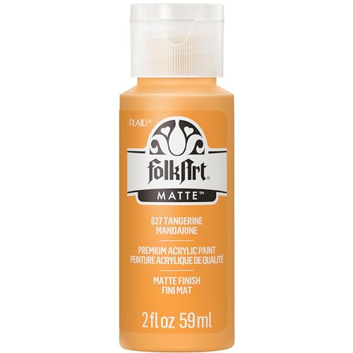 FolkArt Acrylfarbe in verschiedenen Farben (57 ml), 627, Mandarine von FolkArt