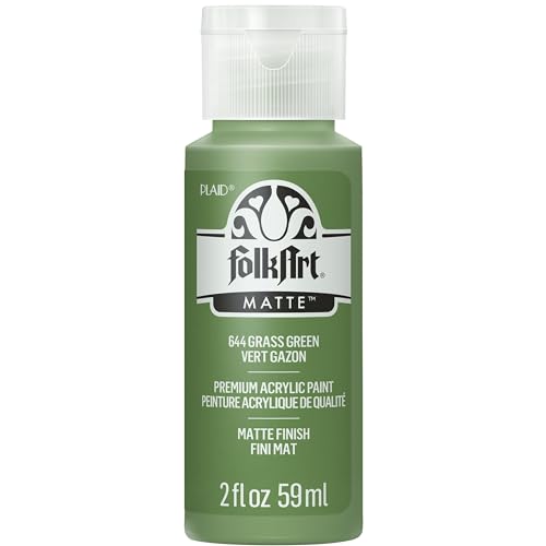 FolkArt Acrylfarbe in verschiedenen Farben (6 oz), JA644, Grasgrün von FolkArt