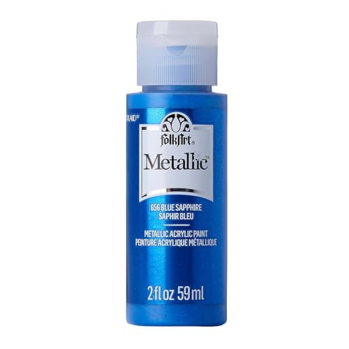 Plaid Acrylfarbe, blau, 60 ml von FolkArt