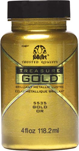 Folkart Acrylfarbe, Gold, 60 ml von FolkArt