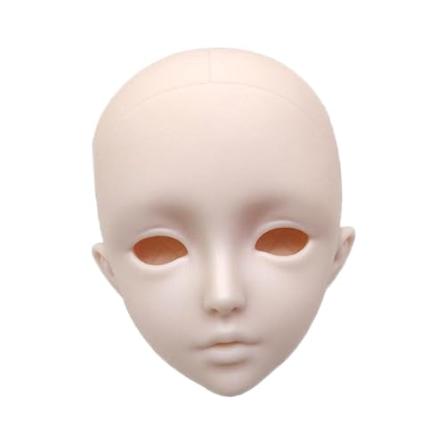 Folpus 1/3 BJD Männlicher Puppenkopf Einzelkopf BJD Make-up für 60 cm Körpergröße Zubehör Fotografie Requisite Glatze DIY Spielzeugpuppen ohne Make-up, Keine Augen mit Xf von Folpus